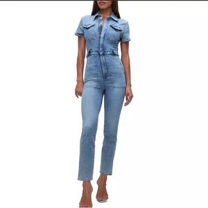 Good American Fit For Success Jumpsuit Size Small